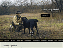 Tablet Screenshot of fideliodogs.com